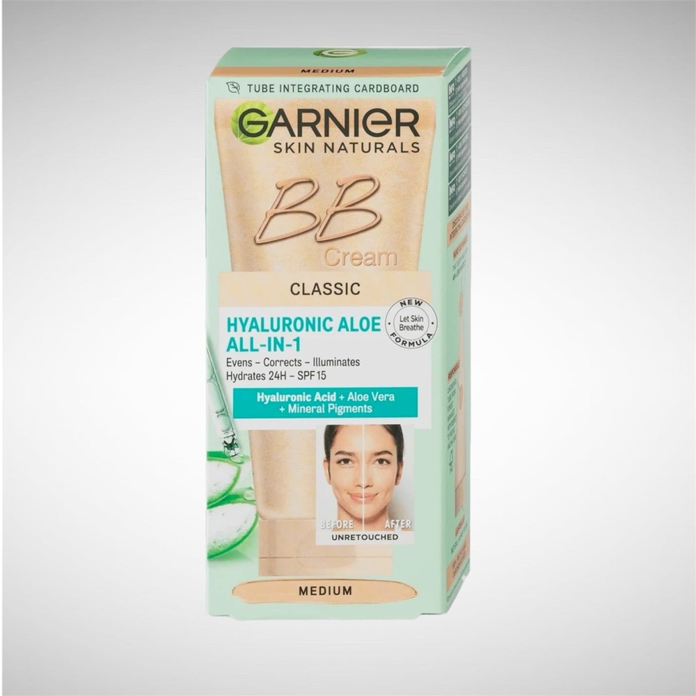 Garnier | Miracle Skin Perfector BB Cream | Medium | 24-Hour Hydration | NEW